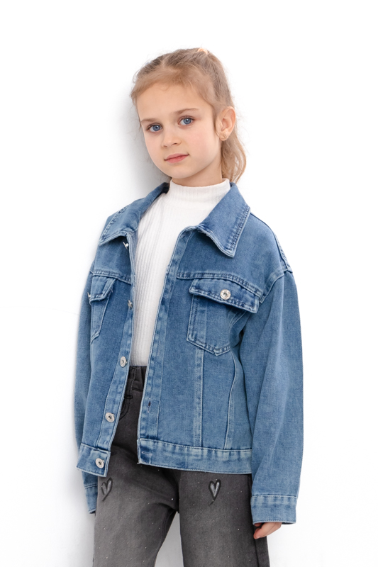 Куртка джинсова для дівчинки